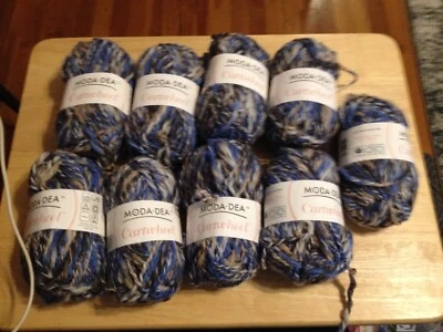 Moda Dea yarn Cartwheel Yarn- Hazey lot of 9 new - Image 1 of 2