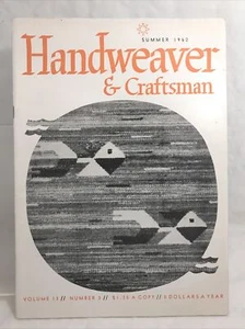 Summer 1962 HANDWEAVER AND CRAFTSMAN magazine weaving Modern Church Textiles - Picture 1 of 5