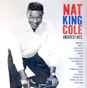 NAT KING COLE GREATEST HITS - 180-GRAM BLUE VINYL LP " NEW, SEALED " - Picture 1 of 2