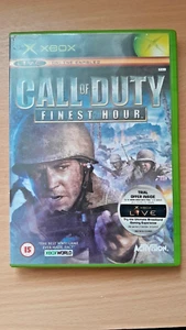 Call of Duty Finest Hour Xbox w Manual - Picture 1 of 3