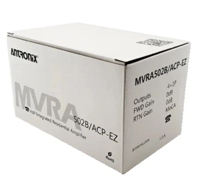 New in Box- Antronix MVRA502B/ACP-EZ MoCa 4+1 VoIP Port Residential Amplifier - Image 1 of 4