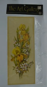 Two Vintage Retro The Art Gallery Robert Laessig 10-3567 Floral Print Decor - Picture 1 of 3