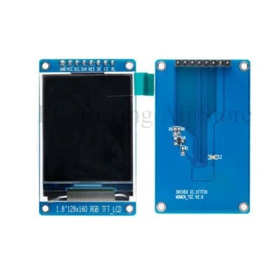 1.8 inch 128x160 SPI TFT LCD Display Module ST7735S 3.3V OLED Bare Screen - Image 1 of 4