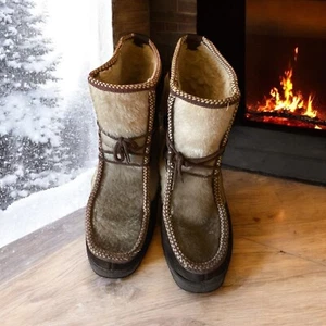 VTG Apres Italian Boots Ski Snow Winter Ankle Booties US 8 EU - Picture 1 of 9