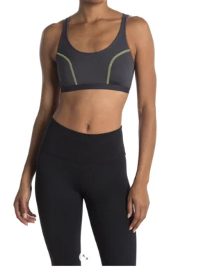 Sujetador deportivo Cosabella Coronado gris ojo de cerradura talla mediana inalámbrico Foto 1 de 4