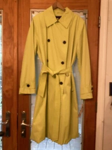 NEW! ANNE KLEIN Women's Trench Coat, Spring Green Women Size XL - Picture 1 of 13
