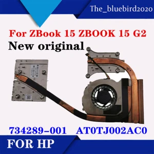 Ventilador y disipador térmico para HP ZBook 15 ZBOOK 15 G2 734289-001 AT0TJ002AC0 probado OK - Imagen 1 de 7