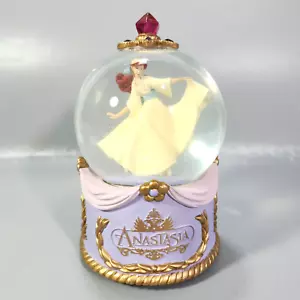 Anastasia Snow Globe Once Upon A dicembre 1997 Jewel Top San Francisco Music Box - Foto 1 di 10