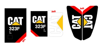Calcomanías Caterpillar 323FL Foto 1 de 2