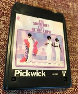 The Supremes LIVE AT THE COPA Pickwick Diana Ross & The Supremes 8-Track Tape - Picture 1 of 5