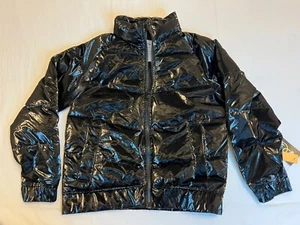 Girls' Solid Puffer Jacket - Art Class  Black XL (14) - Picture 1 of 8