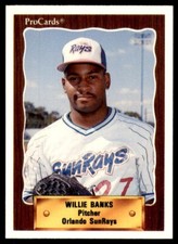 1990 PROCARDS ORLANDO SUNRAYS WILLIE BANKS #1076