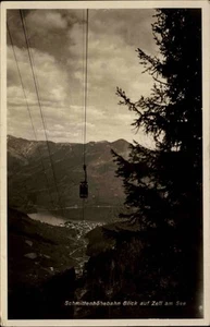 Zell am See Salzburg Österreich AK 1933 Schmittenhöhe-Bahn Seilbahn Berge Alpen - Bild 1 von 1
