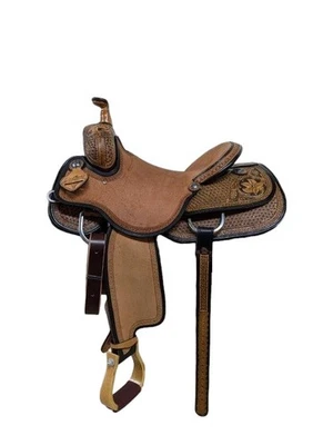 15.5'' New Scott Thomas Western Ranch Cutting Saddle 1-1239 - Image 1 of 4