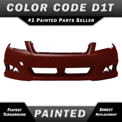 NEW Painted *D1T Ruby Red* Front Bumper Cover Fascia for 2010-2012 Subaru Legacy - Imagem 1 de 4