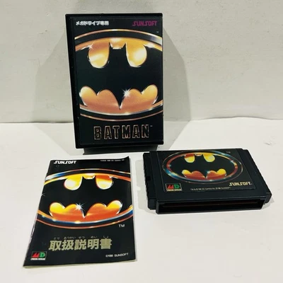 Batman Sega Mega Drive Genesis Japan NTSC-J Tested Sun Soft 1990 - Image 1 of 4
