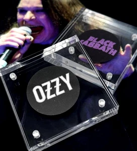 Ozzy Osbourne & Black Sabbath Farewell Confetti • 2 Framed Collectibles • Rare - Picture 1 of 5