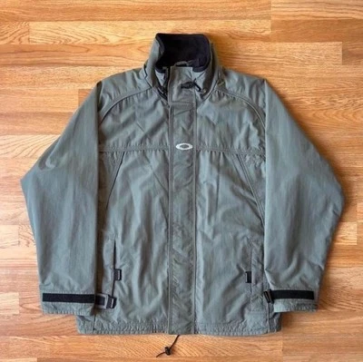 Oakley Men's Vintage Software Jacket Gray, Long Sleeve, Zip-Up, Snowboard Ski - Image 1 of 4