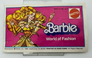 VINTAGE BARBIE World of Fashion Booklet 1980! - Bild 1 von 17