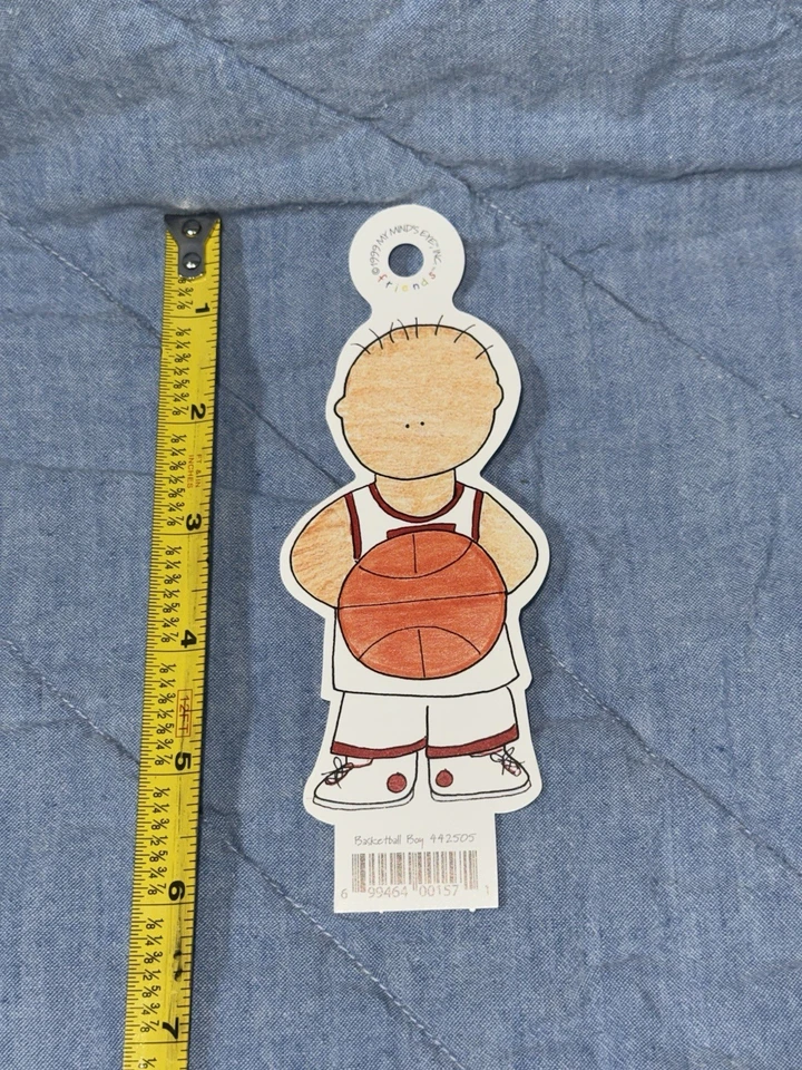 🎅🏻 Álbum de recortes troquelado Friends My Minds Eye Basketball Boy 442505 1999 raro Foto 1 de 1