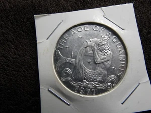 Münze AGE OF AQUARIUS 1971 - SCHÖN - Bild 1 von 2