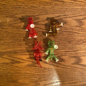 Zing Stikbot Lot Of 4 Stop Motion Animation Stikbots Stik Bot Animal Figures - Picture 1 of 8