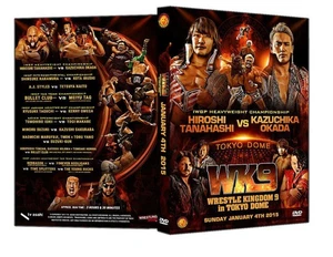 Official NJPW New Japan Pro Wrestling : "Wrestle Kingdom 9" 2 Disc DVD Set - Picture 1 of 1