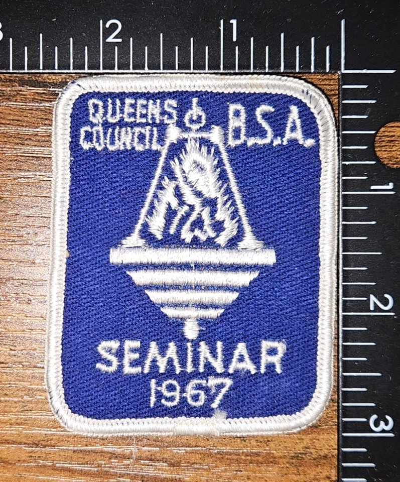 Patch BSA Queens Council BSA Seminar 1967  - Imagem 1 de 1