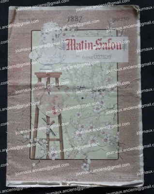 1887 Revue Ancienne " MATIN SALON " par Gustave GOETSCHY - Photo 1/4