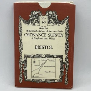 Ordnance Survey Map Bristol Sheet 68 Reprint Of 1st Edition England & Wales - Picture 1 of 5