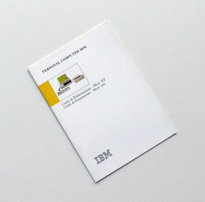 IBM OPUSCOLO BROCHURE DEPLIANT PERSONAL COMPUTER XT IBM 1984 L4033S58 - Image 1 of 2