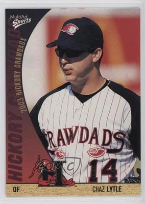 2003 MultiAd Sports Hickory Crawdads Update Chaz Lytle #26 - Image 1 of 2