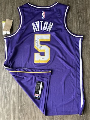 Deandre Ayton Los Angeles Lakers Autograph Signed Jersey! Psa Coa! Rare - Image 1 of 3