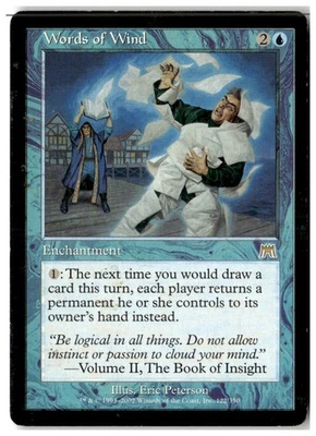 MTG Words of Wind - Onslaught Heavily Played English - Image 1 of 3
