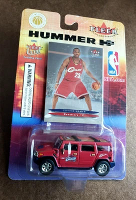 2003-04 Fleer ULTRA Collectibles  HUMMER H2 Red LEBRON JAMES NBA Rookie RC 1:64 - Image 1 of 4