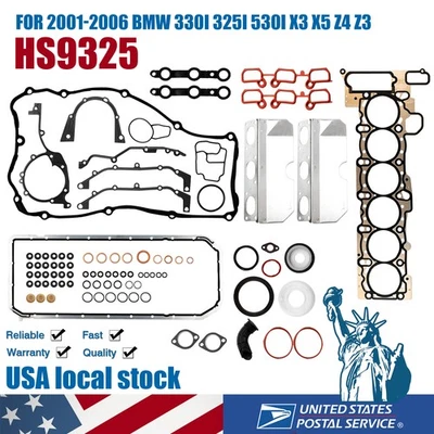 Juego completo de juntas de motor duradero HS26245PT HS9325 apto para BMW 330xi 3,0 L 2001-2005 Foto 1 de 4