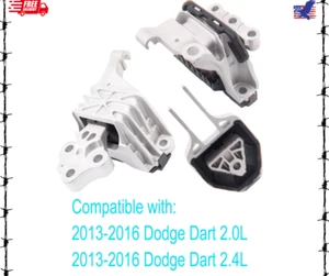 Motor Motorlager & Trans Mount kompatibel mit 2013-2016 Dodge Dart 2.0L - Bild 1 von 6