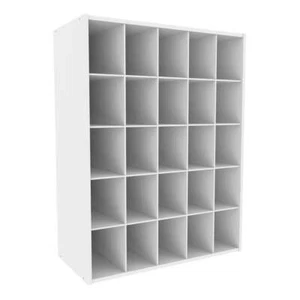 Organizador de cubo de almacenamiento gabinete armario unidad de estante soporte 25 cubbies de bota - Imagen 1 de 6