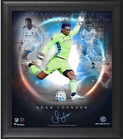 Sean Johnson New York City FC Framed 15" x 17" Stars of the Game Cover