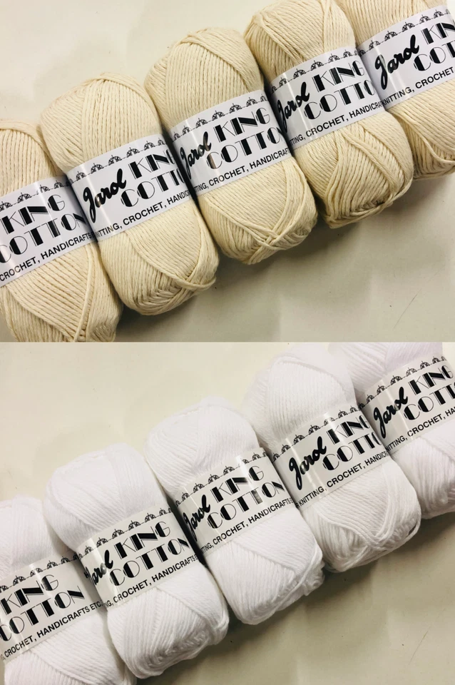 Jarol Dishcloth Cotton - Craft, Crochet & Knitting Yarn 100% Cotton PACK OF FIVE