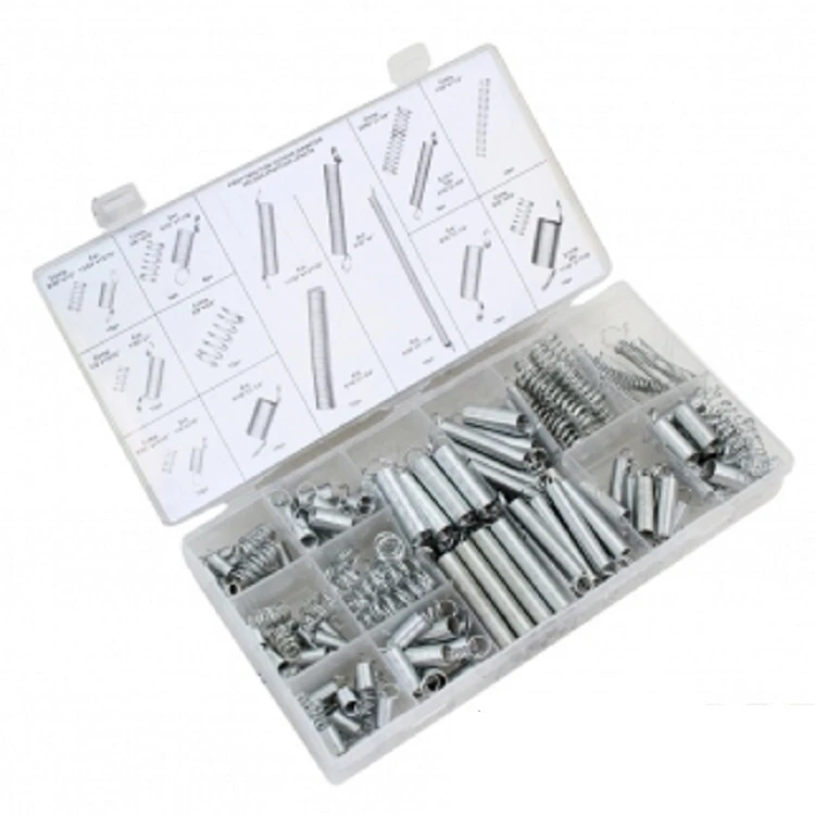 SPRING SET 200pc Spring Assortment Set Compressed - Extended Carburetor Flat Hoop Assorted