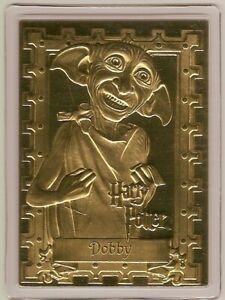 Harry Potter 22kt Gold Danbury Mint Card - Dobby