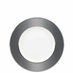 Brian Gluckstein by Lenox Darius Silver Saucer Plate - Picture 1 of 6
