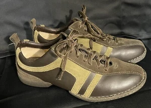 Børn Athletic Mens Shoes Brown/Tan Suede Leather Lace Up Size 9 M6020 - Picture 1 of 9