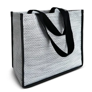 Reusable Grocery Bags Foldable Heavy Duty Shopping Bags Washable Tote - Picture 1 of 7