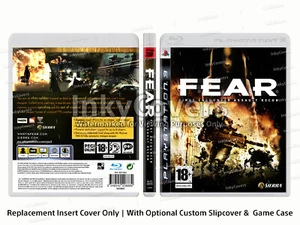 Fear PS3 Replacement Box Art Case Insert Cover Slipcover NO GAME - Picture 1 of 6
