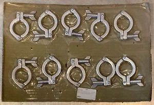 Tri-Clamp Single-Pin Heavy Duty Clamp (13MHHM) - 1" & 1-1/2" Wing Nut - 10 Pack - Picture 1 of 2