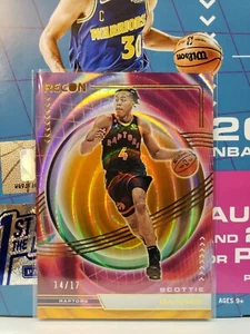 2022-23 Panini Recon FOTL Scottie Barnes /17 Orange Swirl Holo SSP #74 - Picture 1 of 2