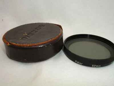 NIKON NIKKOR 52mm POLAR filter with leather case  GUC - Image 1 of 4