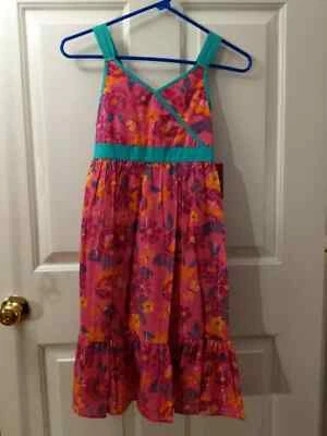 Vestido de verano BLOOME floral multicolor para niñas 12 o 14 nuevo con etiquetas $38 Foto 1 de 4